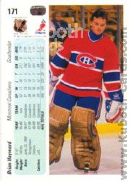 NHL 1990-91 Upper Deck - No 171 - Brian Hayward