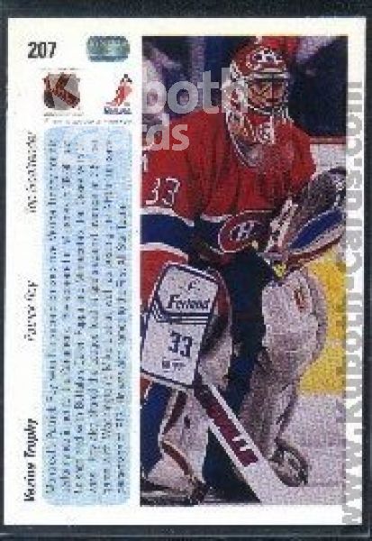 NHL 1990-91 Upper Deck - No 207 - Patrick Roy