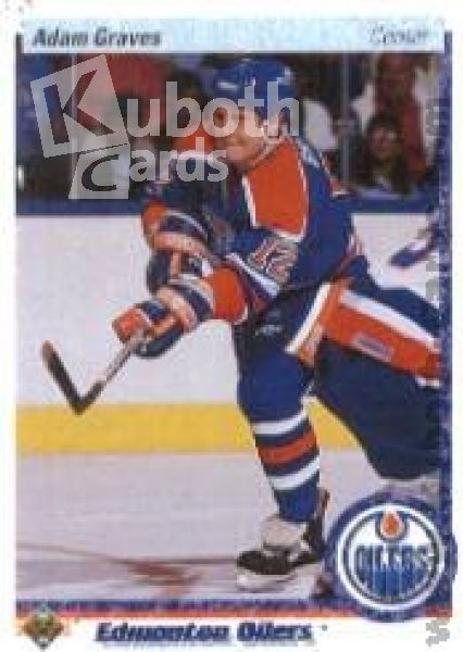 NHL 1990-91 Upper Deck - No. 344 - Adam Graves