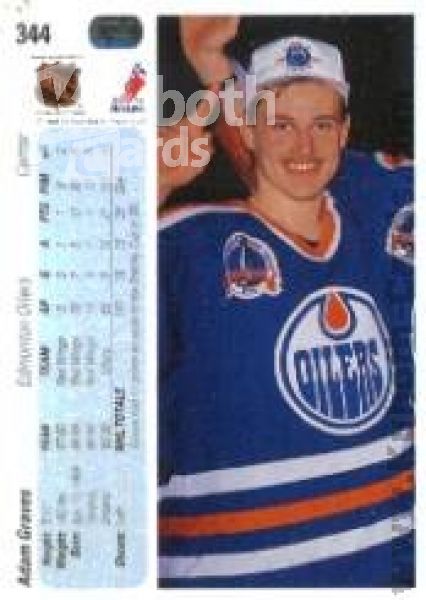 NHL 1990-91 Upper Deck - No 344 - Adam Graves