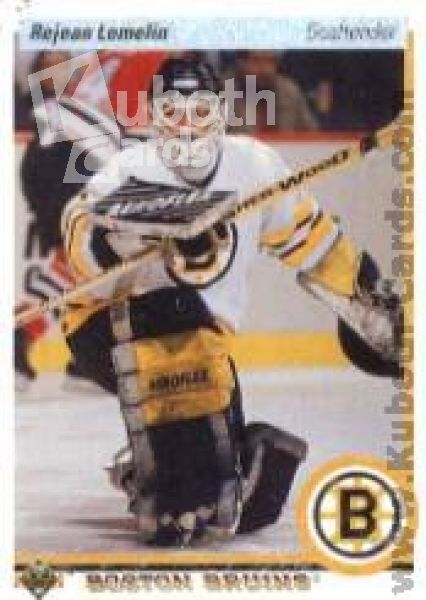 NHL 1990-91 Upper Deck - No. 215 - Rejean Lemelin