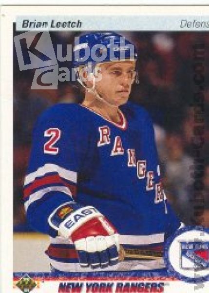 NHL 1990-91 Upper Deck - No 253 - Brian Leetch