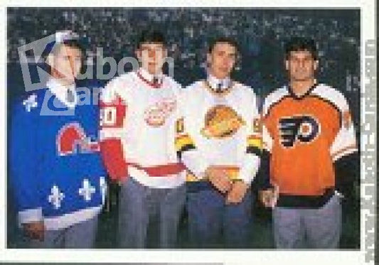 NHL 1990-91 Upper Deck - No 351 - Owen Nolan / Keith Primeau / Petr Nedved / Mike Ricci