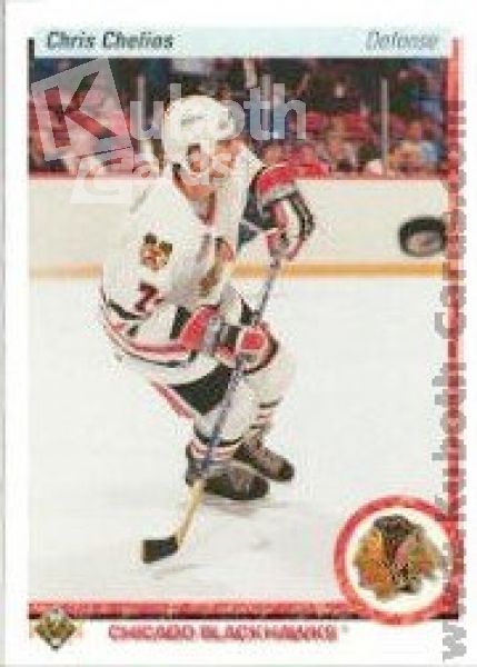 NHL 1990-91 Upper Deck - No. 422 - Chris Chelios