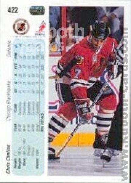 NHL 1990-91 Upper Deck - No 422 - Chris Chelios