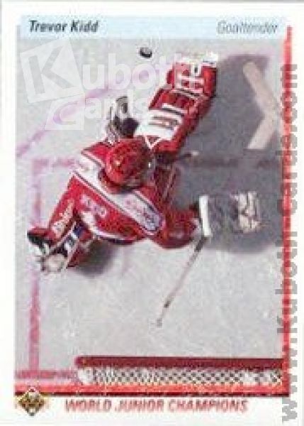 NHL 1990-91 Upper Deck - No 463 - Trevor Kidd