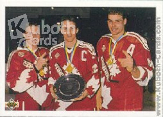 NHL 1990-91 Upper Deck - No 473 - Kris Draper / Steven Rice / Eric Lindros