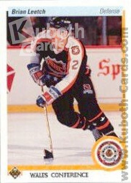 NHL 1990-91 Upper Deck - No 485 - Brian Leetch
