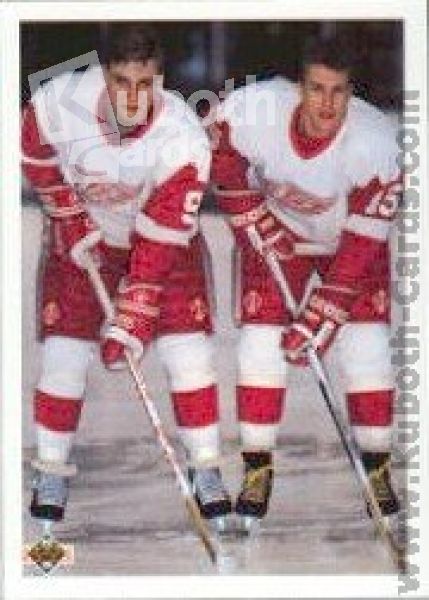 NHL 1990-91 Upper Deck - No 521 - Sergei Fedorov / Johan Garpenlov