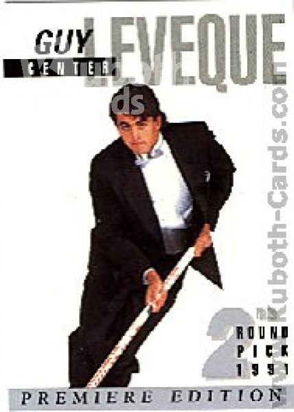 NHL 1991 Arena American Hockey Draft Pick Set - No 30 - Guy Leveque