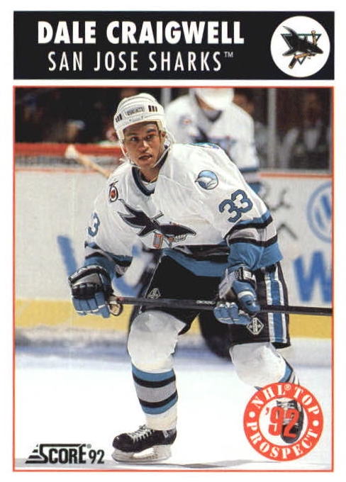 NHL 1992 / 93 Score - No 466 - Dale Craigwell