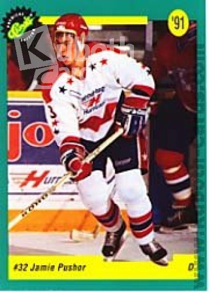 NHL 1991 Classic French - No 28 - Jamie Pushor