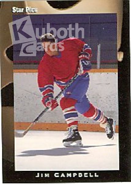 NHL 1991 Star Pics - No 62 - Jim Campbell