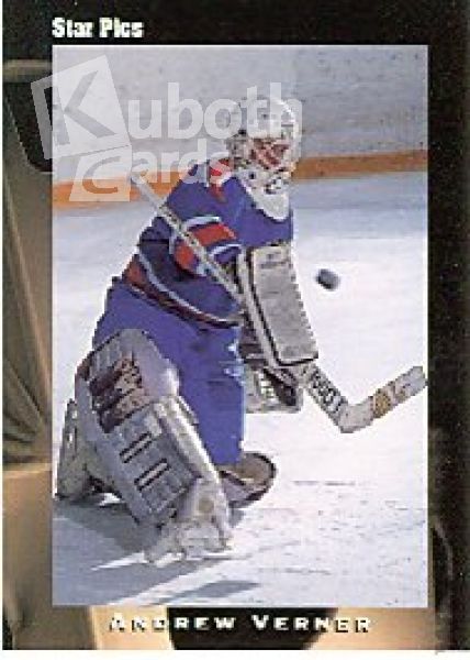 NHL 1991 Star Pics - No 21 - Anrew Verner