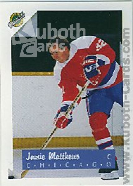 NHL 1991 Ultimate Draft - No. 32 - Jamie Matthews