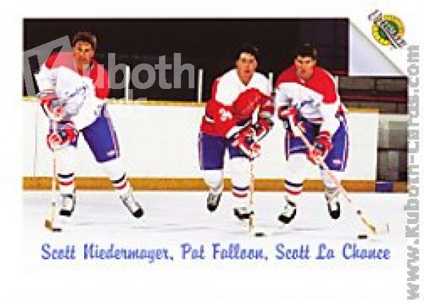 NHL 1991 Ultimate Draft - No 56 - Scott Niedermayer / Pat Falloon / Scott LaChance