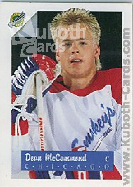 NHL 1991 Ultimate Draft - No 18 - Dean McAmmmond