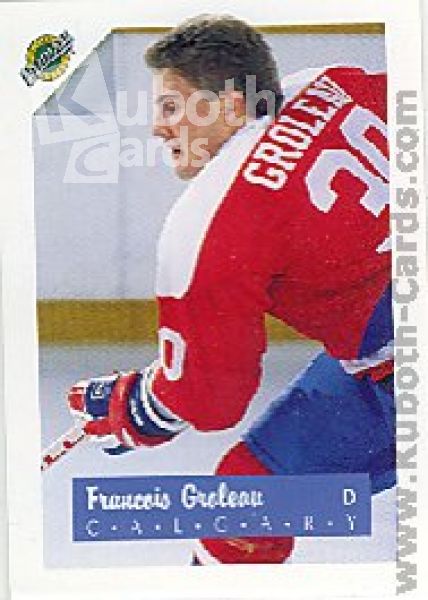 NHL 1991 Ultimate Draft - No 30 - Francois Groleau