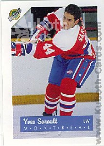 NHL 1991 Ultimate Draft - No 44 - Yves Sarault