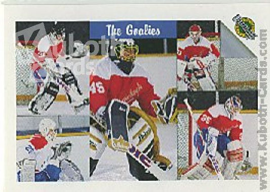 NHL 1991 Ultimate Draft - No 57 - The Goalies - Andrew Verner / Chris Osgood / Jamie McLellan / Marcel Cousineau / Mike Torchia