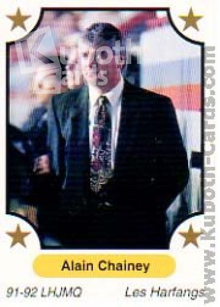 NHL 1991-92 7th Inning Sketch QMJHL - No 182 - Alain Chainey