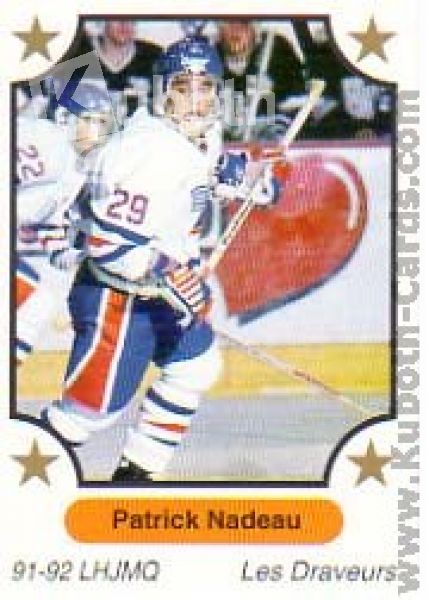 NHL 1991-92 7th Inning Sketch QMJHL - No 120 - Patrick Nadeau