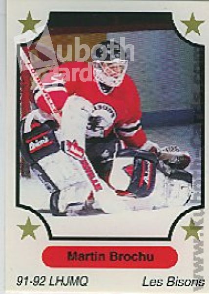 NHL 1991-92 7th Inning Sketch QMJHL - No 44 - Martin Brochu