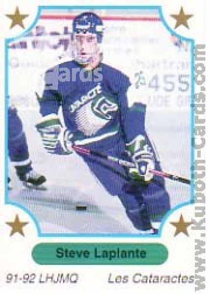 NHL 1991-92 7th Inning Sketch QMJHL - No 58 - Steve Laplante