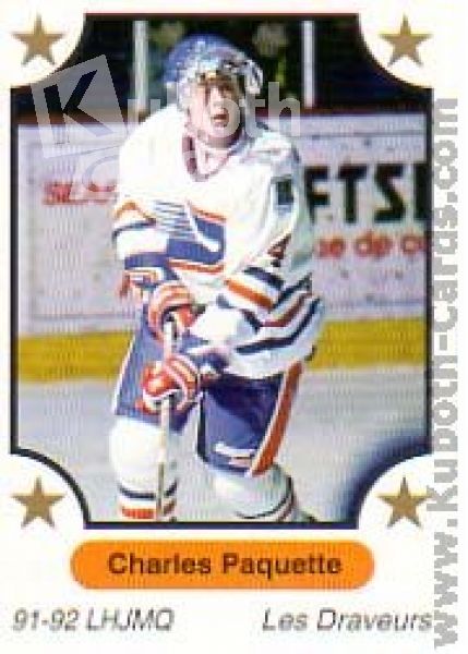 NHL 1991-92 7th Inning Sketch QMJHL - No 103 - Charles Paquette