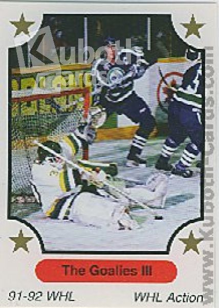 NHL 1991-92 7th Inning Sketch WHL - No 76 - The Goalies III