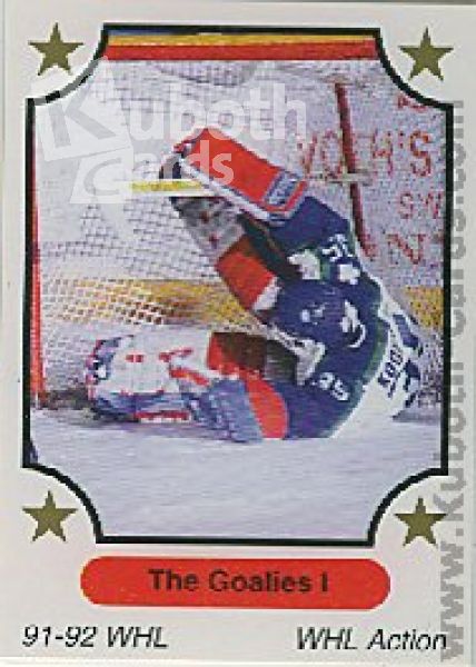 NHL 1991-92 7th Inning Sketch WHL - No 72 - The Goalies I