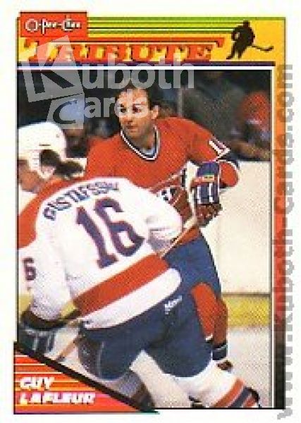 NHL 1991-92 O-Pee-Chee - No 1 - Guy Lafleur