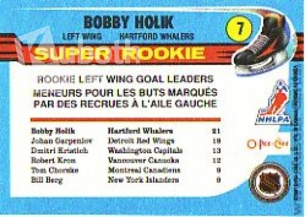 NHL 1991-92 O-Pee-Chee - No 7 - Bobby Holik