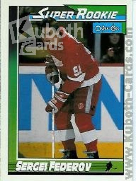 NHL 1991-92 O-Pee-Chee - No 8 - Sergei Fedorov