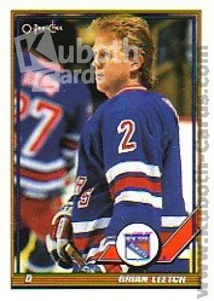 NHL 1991-92 O-Pee-Chee - No 108 - Brian Leetch