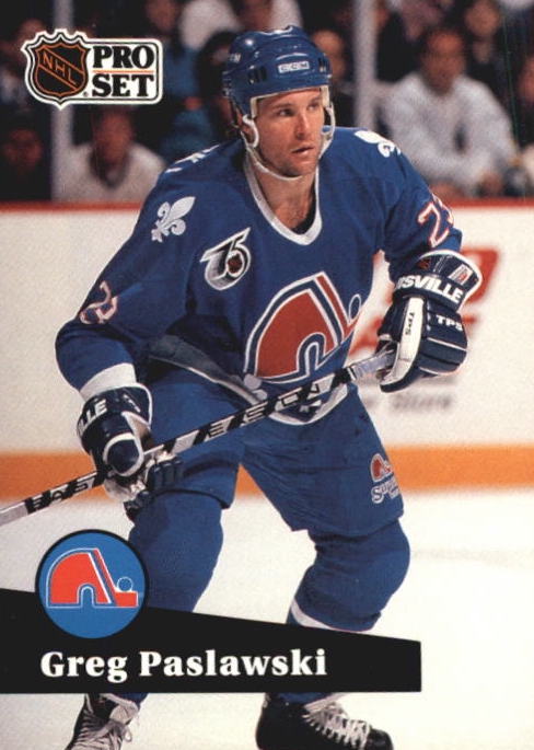 NHL 1991-92 ProSet - No 469 - Greg Paslawski