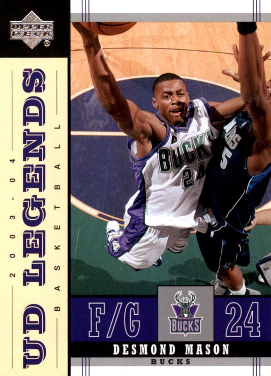 NBA 2003 / 04 Upper Deck Legends - No 46 - Desmond Mason