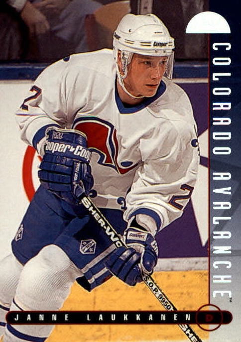 NHL 1995 / 96 Leaf - No 46 - Janne Laukkanen
