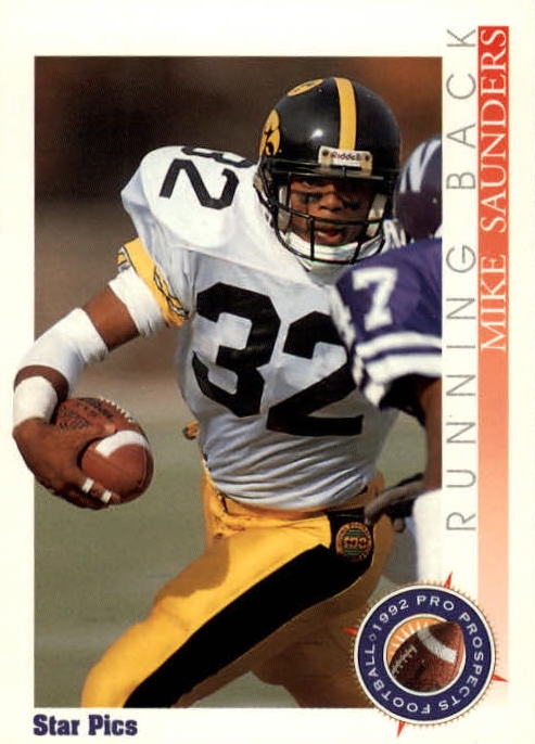 NFL 1992 Star Pics - No 46 - Michael Saunders