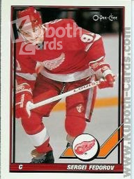 NHL 1991-92 O-Pee-Chee - No 401 - Sergei Fedorov