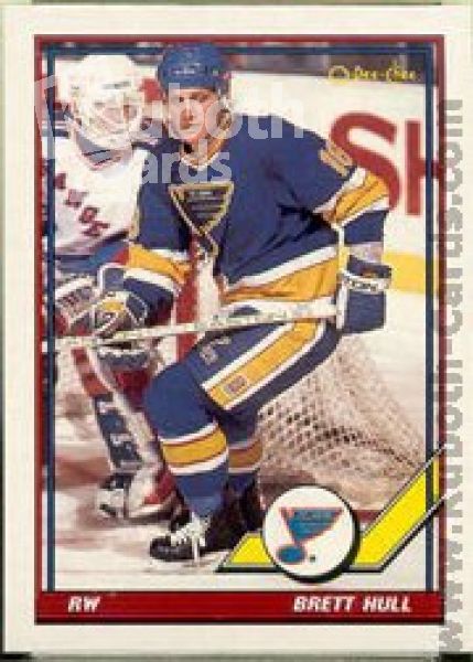 NHL 1991-92 O-Pee-Chee - No. 303 - Brett Hull