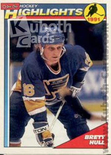 NHL 1991-92 O-Pee-Chee - No 403 - Brett Hull