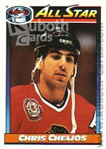 NHL 1991-92 O-Pee-Chee - No. 268 - Chris Chelios