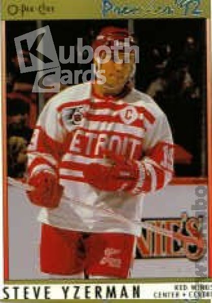 NHL 1991-92 OPC Premier - No 73 - Steve Yzerman