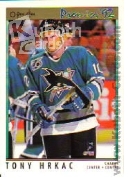 NHL 1991-92 OPC Premier - No 40 - Tony Hrkac