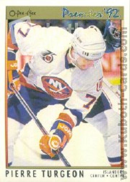 NHL 1991-92 OPC Premier - No 59 - Pierre Turgeon