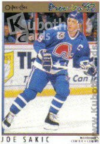 NHL 1991-92 OPC Premier - No 70 - Joe Sakic