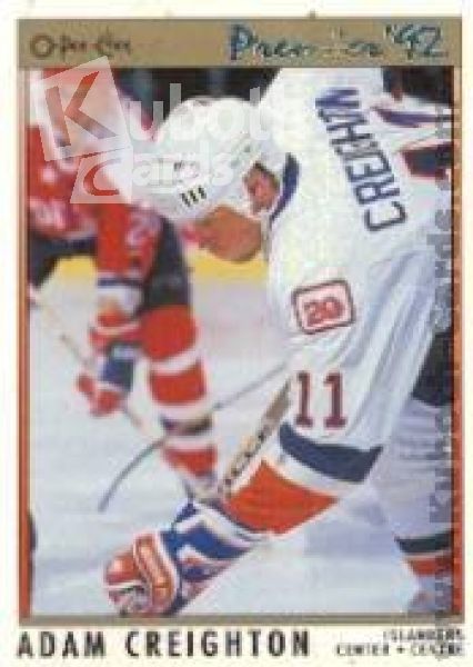 NHL 1991-92 OPC Premier - No 171 - Adam Creighton