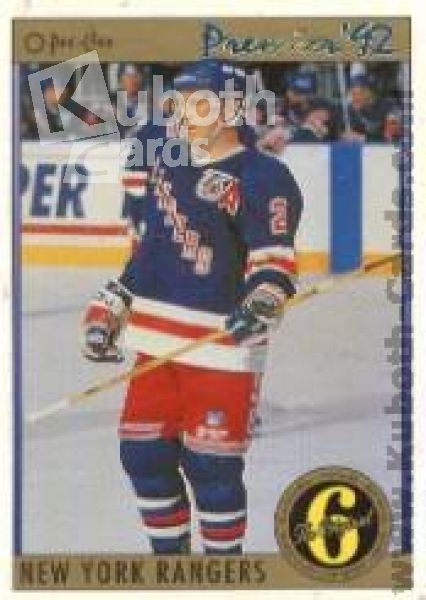 NHL 1991-92 OPC Premier - No 183 - Brian Leetch