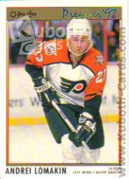 NHL 1991-92 OPC Premier - No 178 - Andrei Lomakin